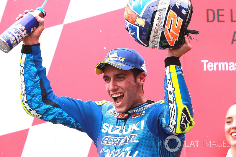 Tercer puesto Alex Rins, Team Suzuki MotoGP