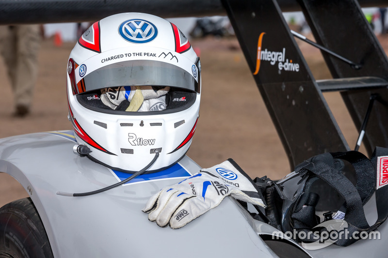 Le vainqueur #94 Romain Dumas, Volkswagen I.D. R Pikes Peak
