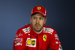 Sebastian Vettel, Ferrari, en conférence de presse