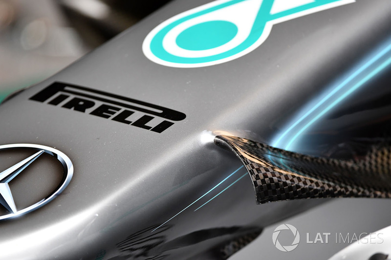 Mercedes-AMG F1 W09 nose detail