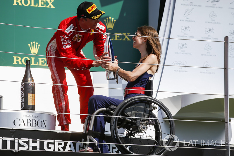 Dobogós ceremónia - Brit Nagydíj - F1 2018