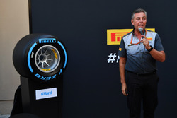 Mario Isola, Direttore Sportivo Pirelli alla presentazione delle Pirelli 2018