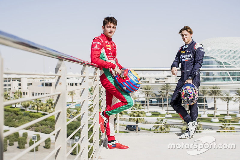 Charles Leclerc, PREMA Powerteam and Artem Markelov, RUSSIAN TIME