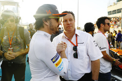 Fernando Alonso, McLaren, Zak Brown, Executive Director, McLaren Technology Group