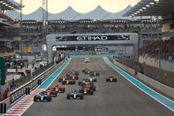 Valtteri Bottas, Mercedes AMG F1 W08, Lewis Hamilton, Mercedes AMG F1 W08, Sebastian Vettel, Ferrari