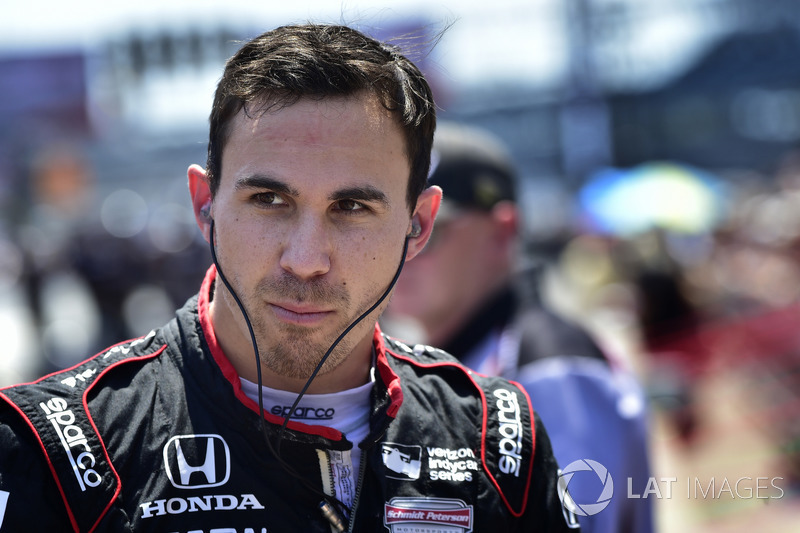 Robert Wickens antes do acidente em Pocono