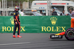 Race retiree Max Verstappen, Red Bull Racing walks away
