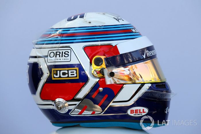 Casco de Sergey Sirotkin, Williams