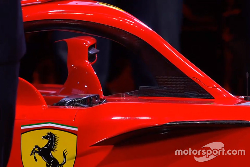 Ferrari SF71H halo detail