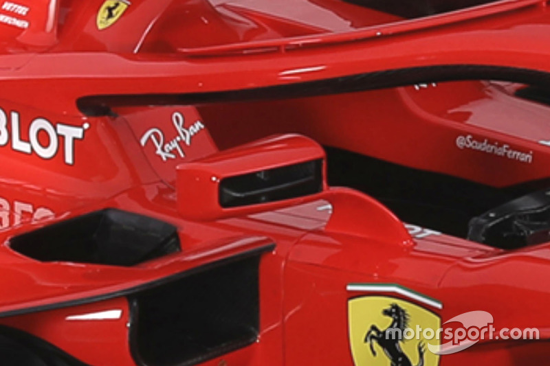 Rétroviseurs de la Ferrari SF71H