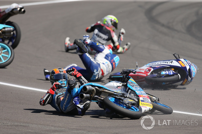 Aron Canet, Estrella Galicia 0,0, crash