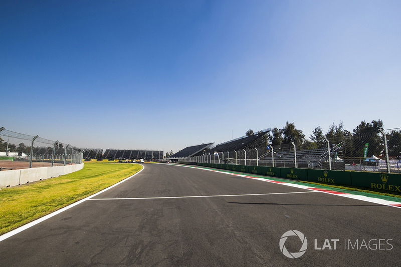Detalle del circuito del Autódromo Hermanos Rodríguez
