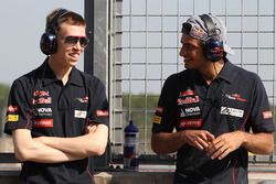 Daniil Kvyat, Scuderia Toro Rosso y Carlos Sainz Jr., Scuderia Toro Rosso.