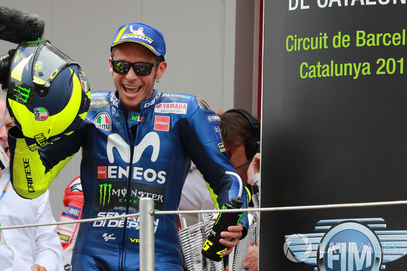 Valentino Rossi: “Estou feliz. É um bom resultado, porque depois dos treinos era muito claro que as duas Ducatis e Márquez tinham um ritmo melhor”