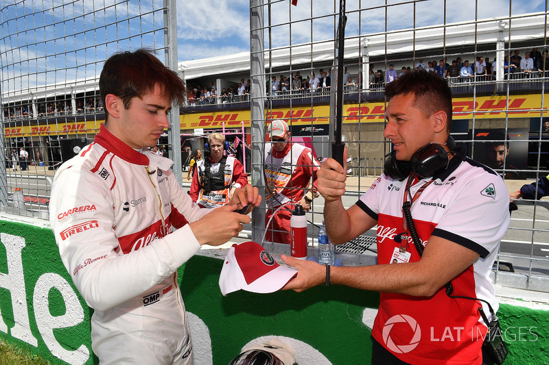 Charles Leclerc, Sauber sur la grille