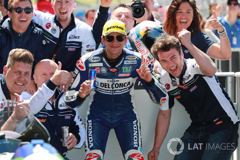 Race winner Jorge Martin, Del Conca Gresini Racing Moto3