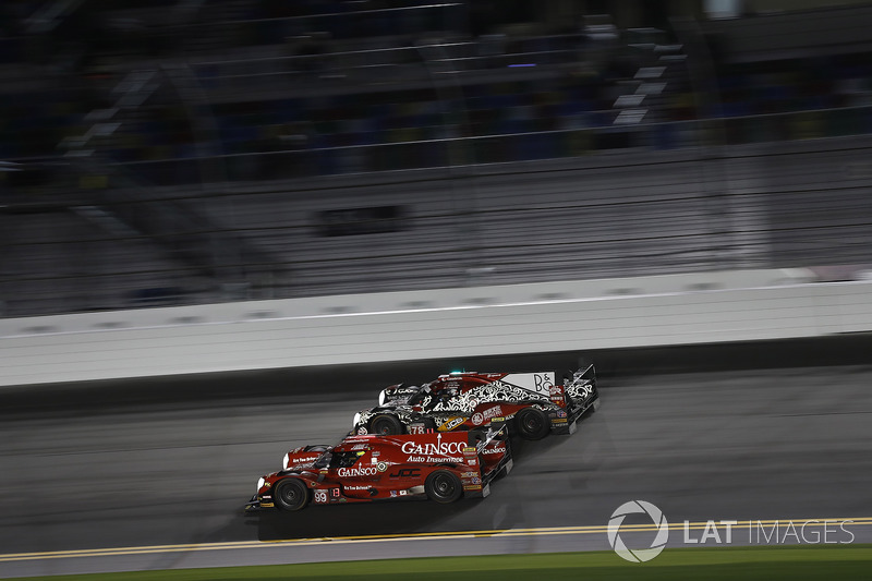 #99 JDC/Miller Motorsports ORECA 07, P: Stephen Simpson, Mikhail Goikhberg, Chris Miller, Gustavo Menezes, #78 Jackie Chan DC Racing JOTA ORECA LMP2, P: Ho-Pin Tung, Alex Brundle, Antonio Felix da Costa, Ferdinand Habsburg