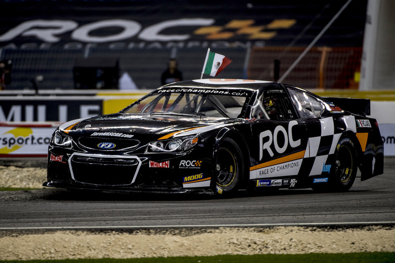 Memo Rojas of Team Mexico driving the Whelen NASCAR