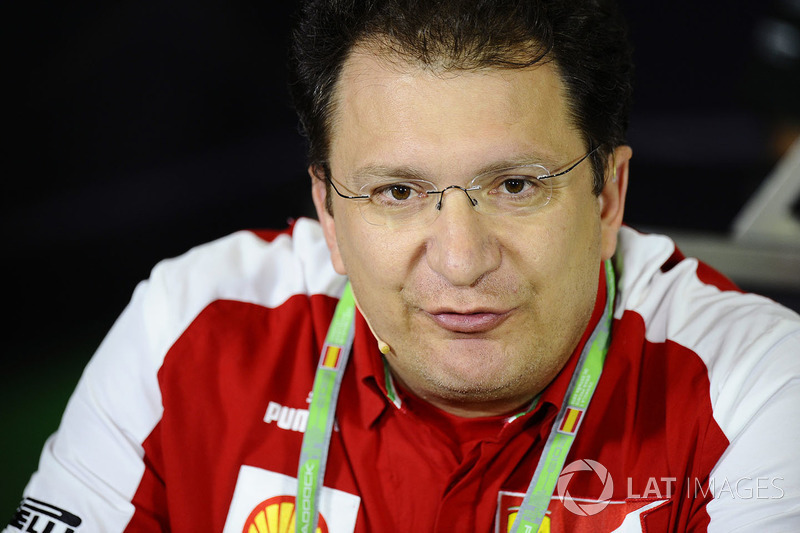 Nicholas Tombazis, Ferrari Chief Designer in the Press Conference