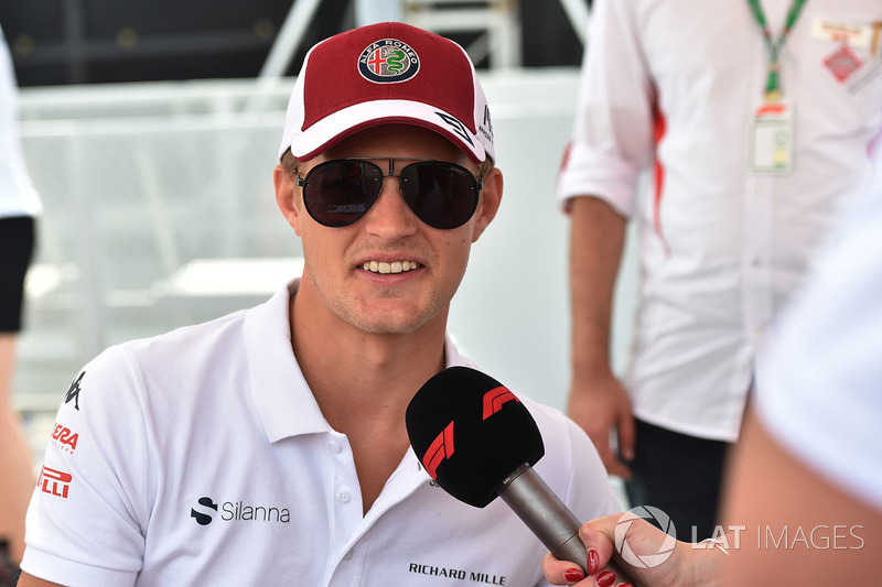 Marcus Ericsson, Sauber lors de la séance d'autographes