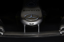 The nose of the Mercedes AMG F1 W09