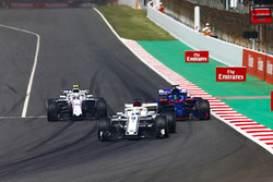 Marcus Ericsson, Sauber C37, Brendon Hartley, Toro Rosso STR13 and Sergey Sirotkin, Williams FW41