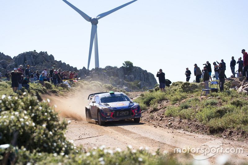 Hayden Paddon, Sebastian Marshall, Hyundai Motorsport Hyundai i20 Coupe WRC