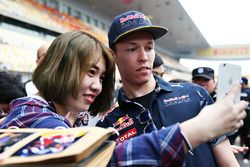 Daniil Kvyat, Red Bull Racing with fans