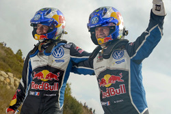 Les vainqueurs Sébastien Ogier, Julien Ingrassia, Volkswagen Polo WRC, Volkswagen Motorsport