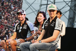 Nico Hülkenberg, Sahara Force India F1, und Sergio Perez, Sahara Force India F1