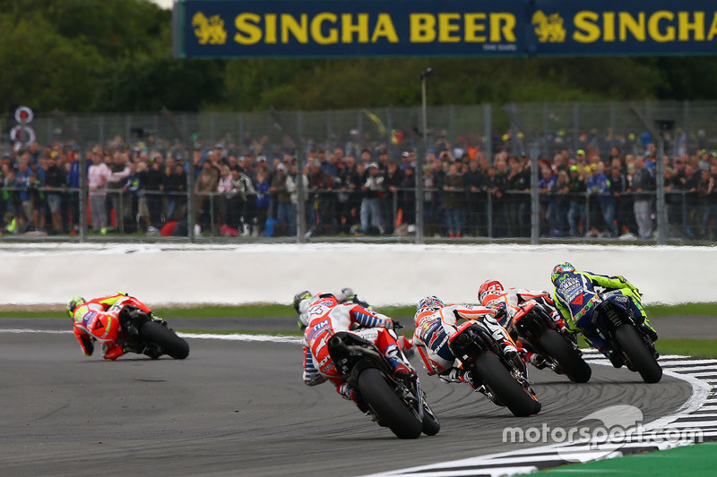 Valentino Rossi, Yamaha Factory Racing, Marc Marquez, Repsol Honda Team, Dani Pedrosa, Repsol Honda Team, Andrea Dovizioso, Ducati Team