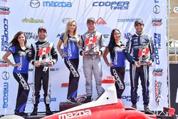 Podium: Sieger Felix Rosenqvist, Belardi Auto Racing; 2. André Negrao, Schmidt Peterson Motorsports;