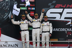 Podio: al secondo posto #88 AMG-Team AKKA ASP, Mercedes-AMG GT3: Tristan Vautier, Renger Van der Zan