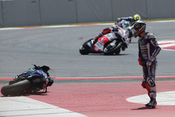 Jorge Lorenzo, Yamaha Factory Racing kecelakaan