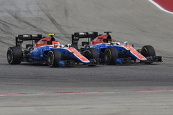 Esteban Ocon, Manor Racing MRT05, Pascal Wehrlein, Manor Racing MRT05