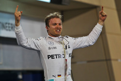 Race winner Nico Rosberg, Mercedes AMG F1 celebrates in parc ferme