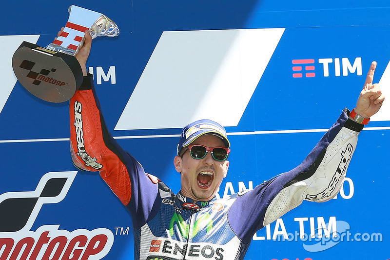 5. Race winner Jorge Lorenzo, Yamaha Factory Racing