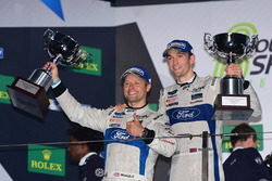 Podio GTE PRO: i vincitori #67 Ford Chip Ganassi Racing Team UK Ford GT: Andy Priaulx, Harry Tinckne