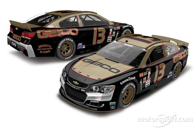 Casey Mears, No. 13 Germain Racing Chevrolet