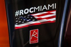 Detail of the Radical car that will participate in the 2017 Race of Champions in Miami at the Marlin