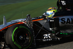 Sergio Perez, Sahara Force India F1 VJM09 running sensor equipment