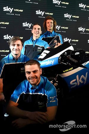 Romano Fenati, Nicolò Bulega and Andrea Migno