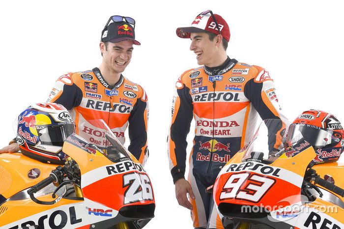 Marc Marquez, Repsol Honda Team, y Dani Pedrosa, Repsol Honda Team