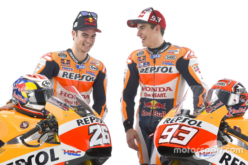 Marc Marquez, Repsol Honda Team and Dani Pedrosa, Repsol Honda Team