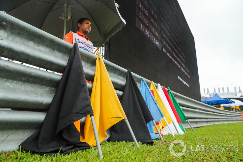 Marshal and flags