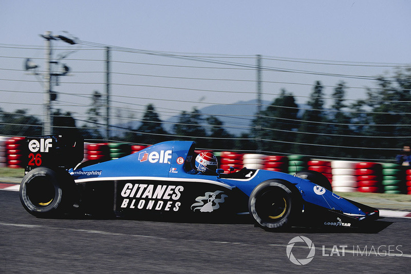 13. <img src="https://cdn-5.motorsport.com/static/img/cfp/0/0/0/0/75/s3/france-2.jpg" alt="" width="20" height="12" /> Erik Comas 59 Grandes Premios (1991-1994). Su mejor resultado es el 5° puesto (en Francia 1992).