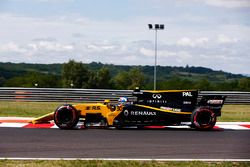 Jolyon Palmer, Renault Sport F1 Team RS17, perd son aileron avant en sortant large