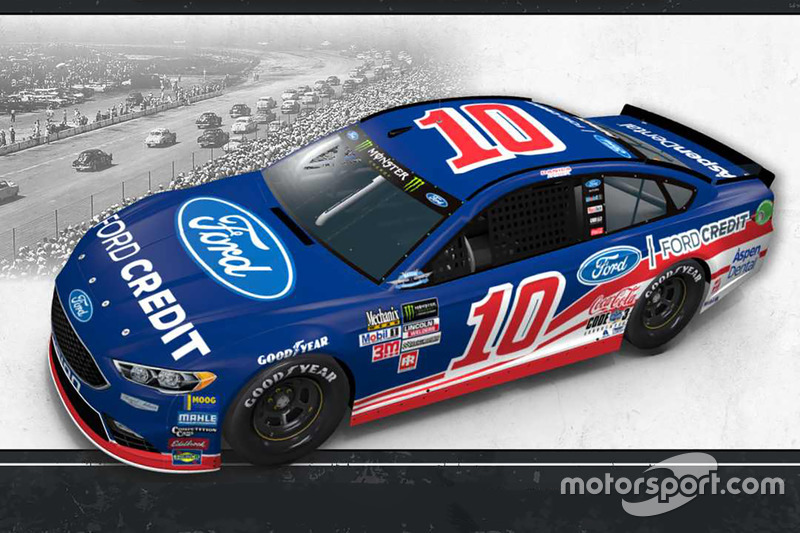 Throwback-Design: Danica Patrick, Stewart-Haas Racing Ford