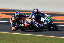 Brad Binder, Red Bull KTM Ajo, KTM; Enea Bastianini, Gresini Racing Moto3, Honda