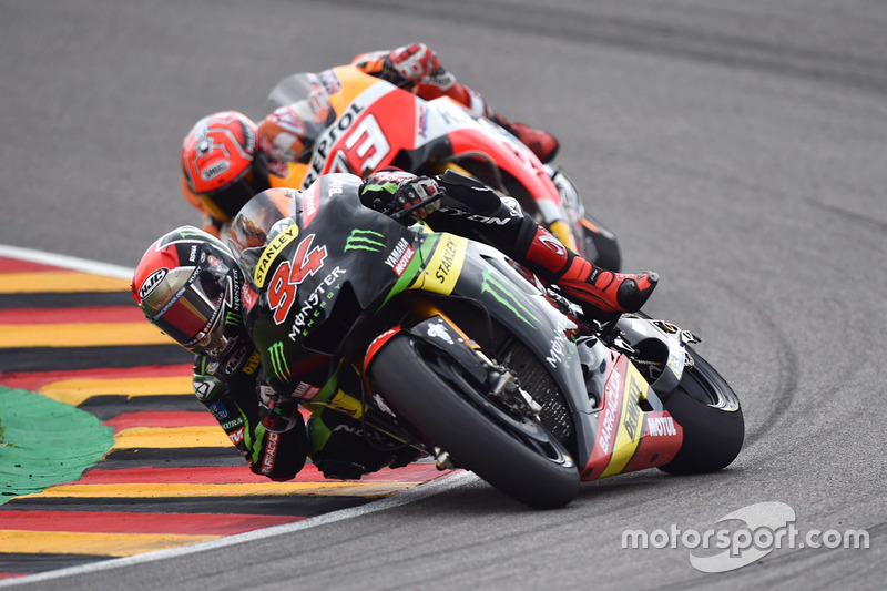 Mas Jonas Folger, alemão, começou a incomodar o espanhol, chegando até a liderança.